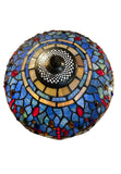 14" Blue Dragonfly Tiffany Stained Glass Shade Downlight Tiffany Pendant Light