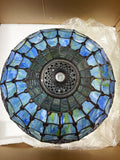16 “ Large Elegant Tulip Bud Tiffany Semi Flush Mount Ceiling Light