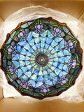 16 “ Large Elegant Tulip Bud Tiffany Semi Flush Mount Ceiling Light