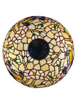 Premium 16" Magpie Birds Blossom Tiffany Stained Glass Table Lamp