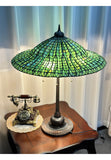 Joanne Tiffany Signature Collection Lotus Pagpda Table Lamp With Bronze Base