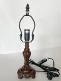 Metal Vintage Lamp Base  for 8" Wide Tiffany Mini Table Lamp