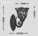 Floral Red  Tiffany Wall lights Up lights wall Sconce