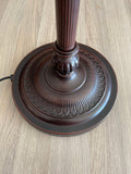 2-Light  Metal Vintage Floor Lamp Base  for 18" 20" wide Tiffany Lamp shade