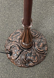 Vintage Style 2-Light Metal Floor Lamp Base  for 16"- 20" wide Tiffany Lamp shade