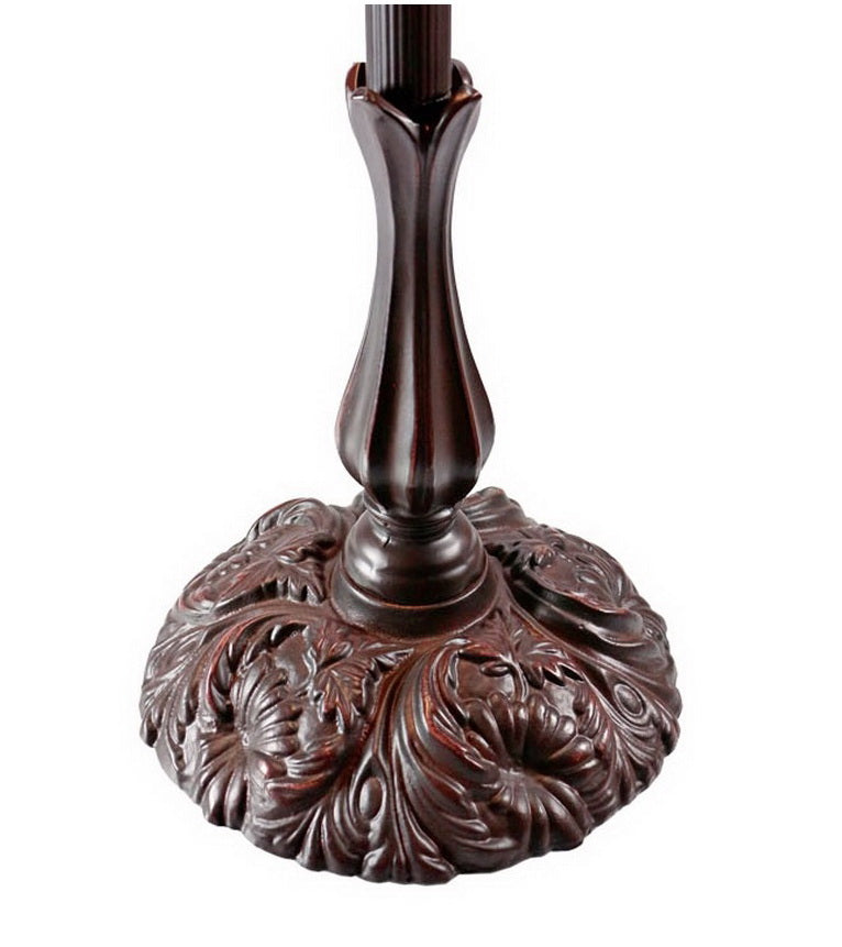 Vintage Style 2-Light Metal Floor Lamp Base  for 16"- 20" wide Tiffany Lamp shade