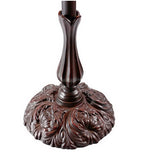 Vintage Style 2-Light Metal Floor Lamp Base  for 16"- 20" wide Tiffany Lamp shade