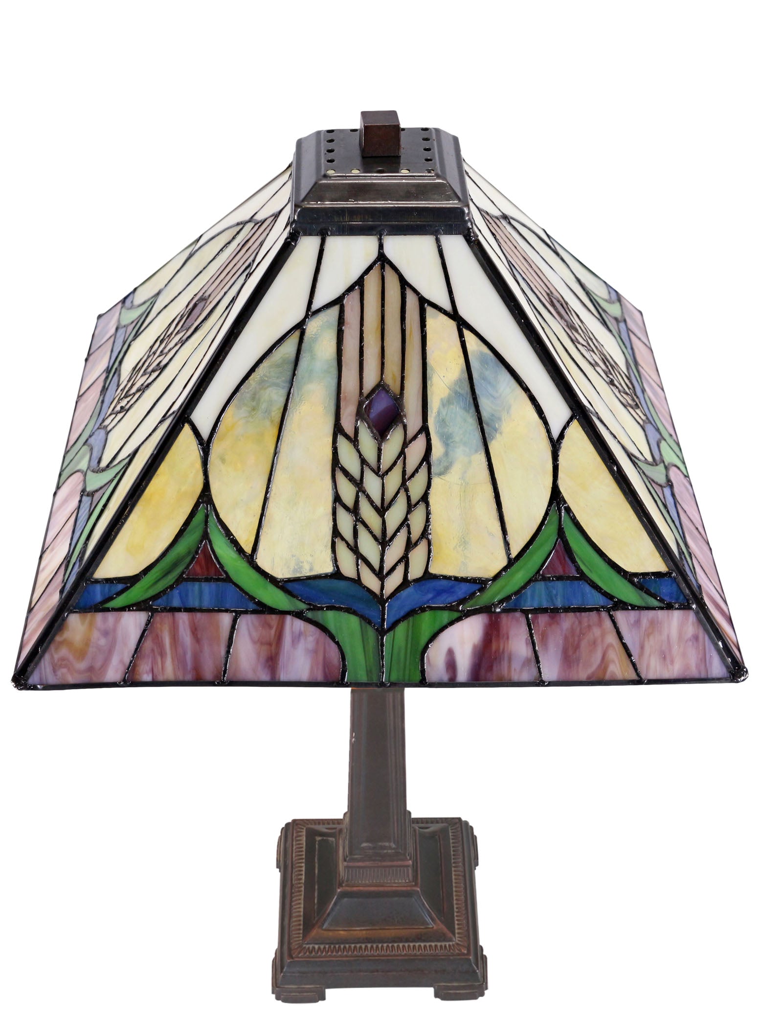 Large Mission Style Tiffany Table Lamp