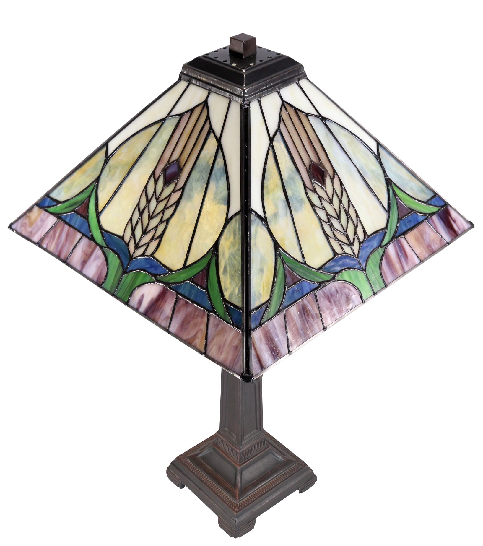 Large Mission Style Tiffany Table Lamp