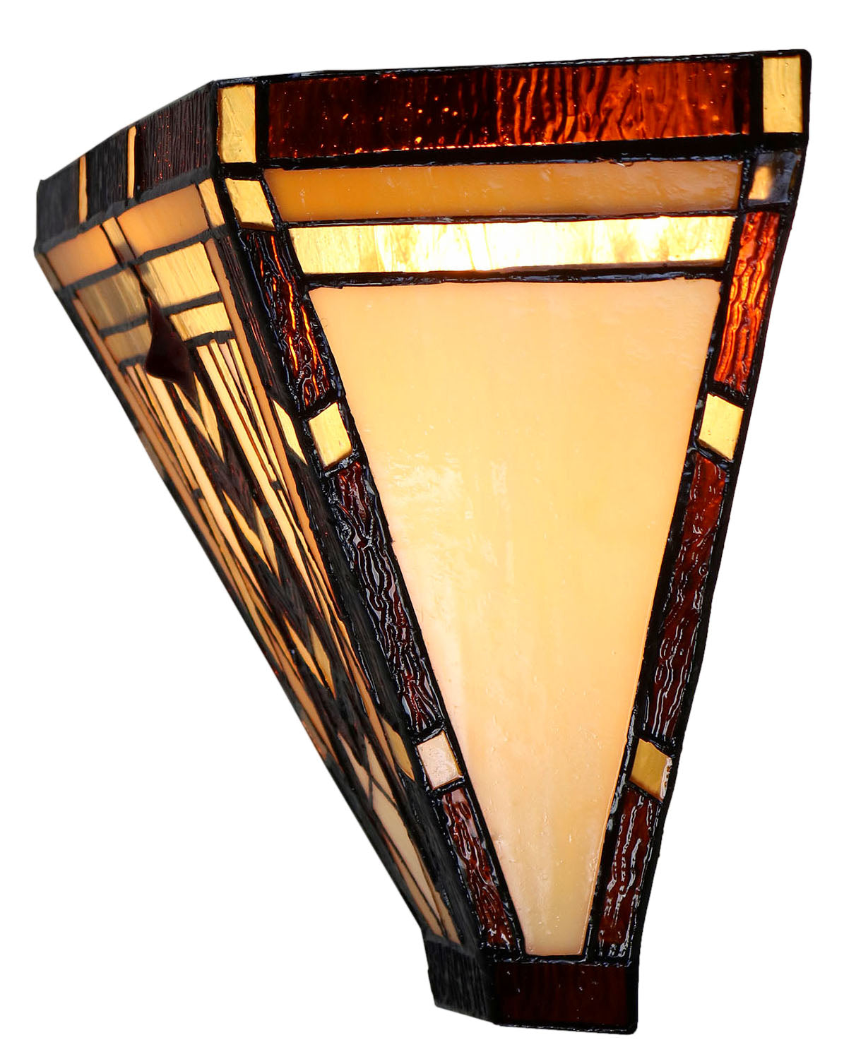Art Noumea Geometric shape Stained Glass Tiffany Wall Light Wall Sconce