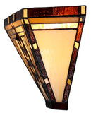 Art Noumea Geometric shape Stained Glass Tiffany Wall Light Wall Sconce