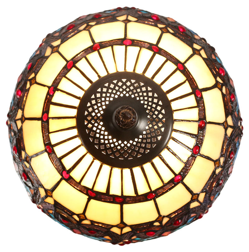 Elegant 12"  Boheme Style Tiffany Bedside Lamp