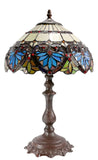 Elegant 12"  Boheme Style Tiffany Bedside Lamp