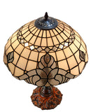 16" Large Vienna Victorian Style Tiffany Table Lamp
