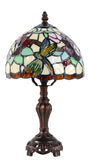 Stunning 8" Dragonfly Style Tiffany Mini Table Lamp