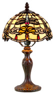 Classical 8" Dragonfly  Style Tiffany Mini Table Lamp