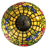 Limited Edition "Exquisite 10" @10” wide Flower Style Iris Tiffany Bedside Lamp