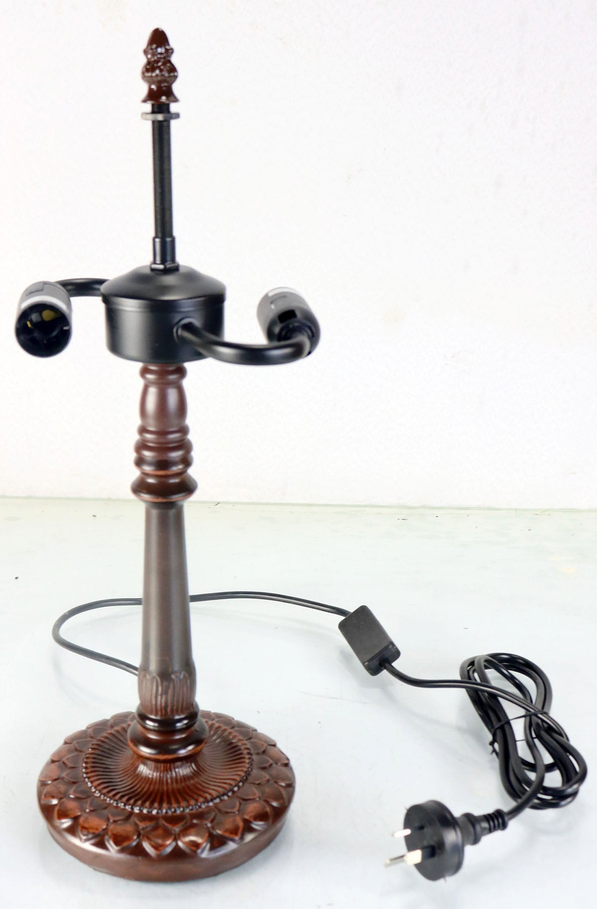 Limited Edition "Exquisite 10" @10” wide Flower Style Iris Tiffany Bedside Lamp