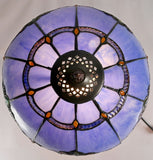 12" Baroque Accent Style Tiffany Bedside Lamp