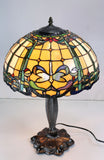 16" Poshe Dragonfly  Tiffany Table Lamp  with Art Décor Base