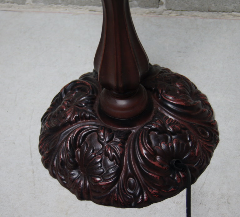 18" Classical Blue Dragonfly  Stained Glass Tiffany Floor Lamp