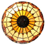 18" Colonial Tulip Style Leadlight Tiffany Floor Lamp