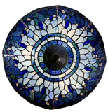 Huge 20" Blue Dragonfly Tiffany Floor Lamp