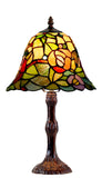 10" Rosita Tiffany Style Stained Glass Table Lamp