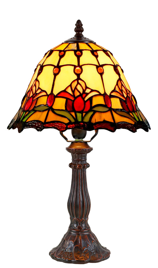 10" Colonial Tulip Style Tiffany desk Lamp