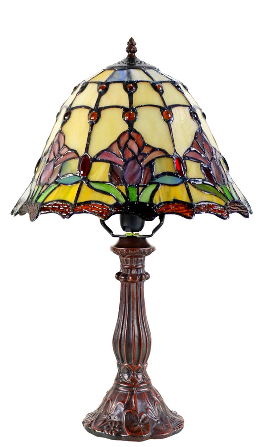 10" Colonial Tulip Style Tiffany desk Lamp