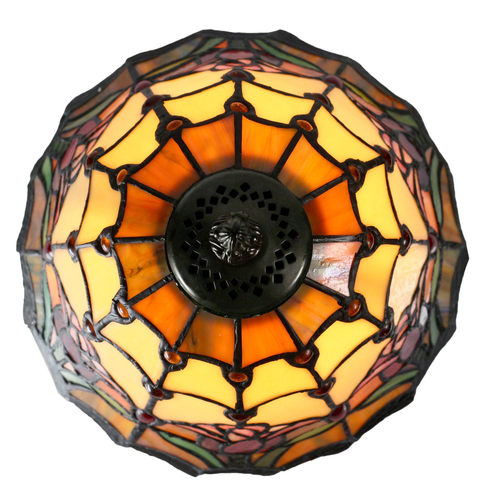 10" Colonial Tulip Style Tiffany desk Lamp