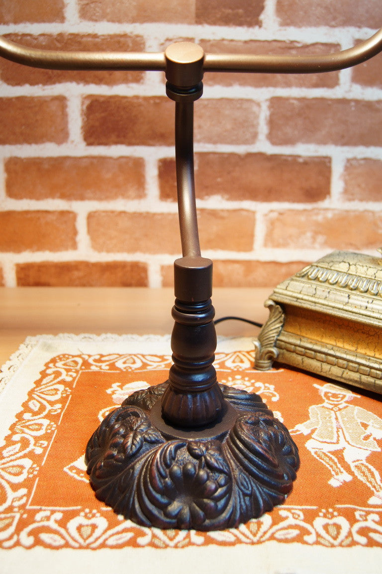 Romantic Rose Style Tiffany Banker Lamps