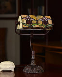 Colonial Tulip Style Tiffany Banker Lamp