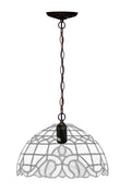 1-Bulb Light Fitting  for 8" -14" Wide Tiffany Pendant lamp shade