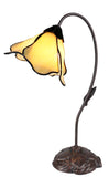 Amazing Flower Ivory Water Lily Style Tiffany Table Lamp