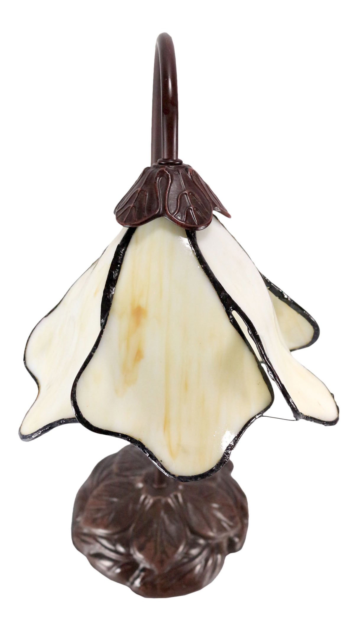 Amazing Flower Ivory Water Lily Style Tiffany Table Lamp