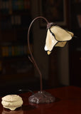 Amazing Flower Ivory Water Lily Style Tiffany Table Lamp