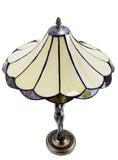 Amazing Umbrella 14" Tiffany Style Stained Glass Figurine Table Lamp