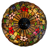 16" Twilight Dragonfly Cypress Vine Tiffany Table Lamp  with Art Décor Base