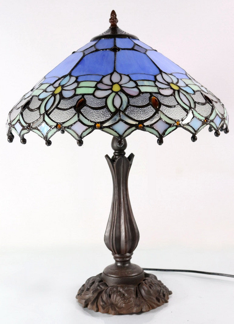 Large 16" Waratah Style Tiffany Table Lamp
