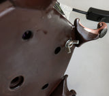 Large 18" Amazing Rose Flower Leaf  Tiffany Table Lamp with Lighted Base