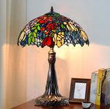 Timeless CollectionHuge @18 inches Flaming Trumpet Style Tiffany Table Lamp