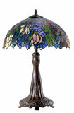 Timeless CollectionHuge @18 inches Flaming Trumpet Style Tiffany Table Lamp