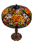 Timeless Collection@ Huge 18 inches Rose  Style Tiffany Table Lamp