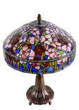 Timeless Collection@ Huge 18 inches Oriental Poppy Style Tiffany Table Lamp