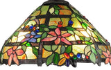 16" Flower Clematis Trellis  Tiffany  Pendant Light
