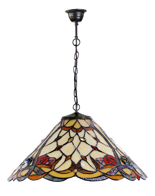 16" Flower Desert Rose Style Tiffany  Pendant Light