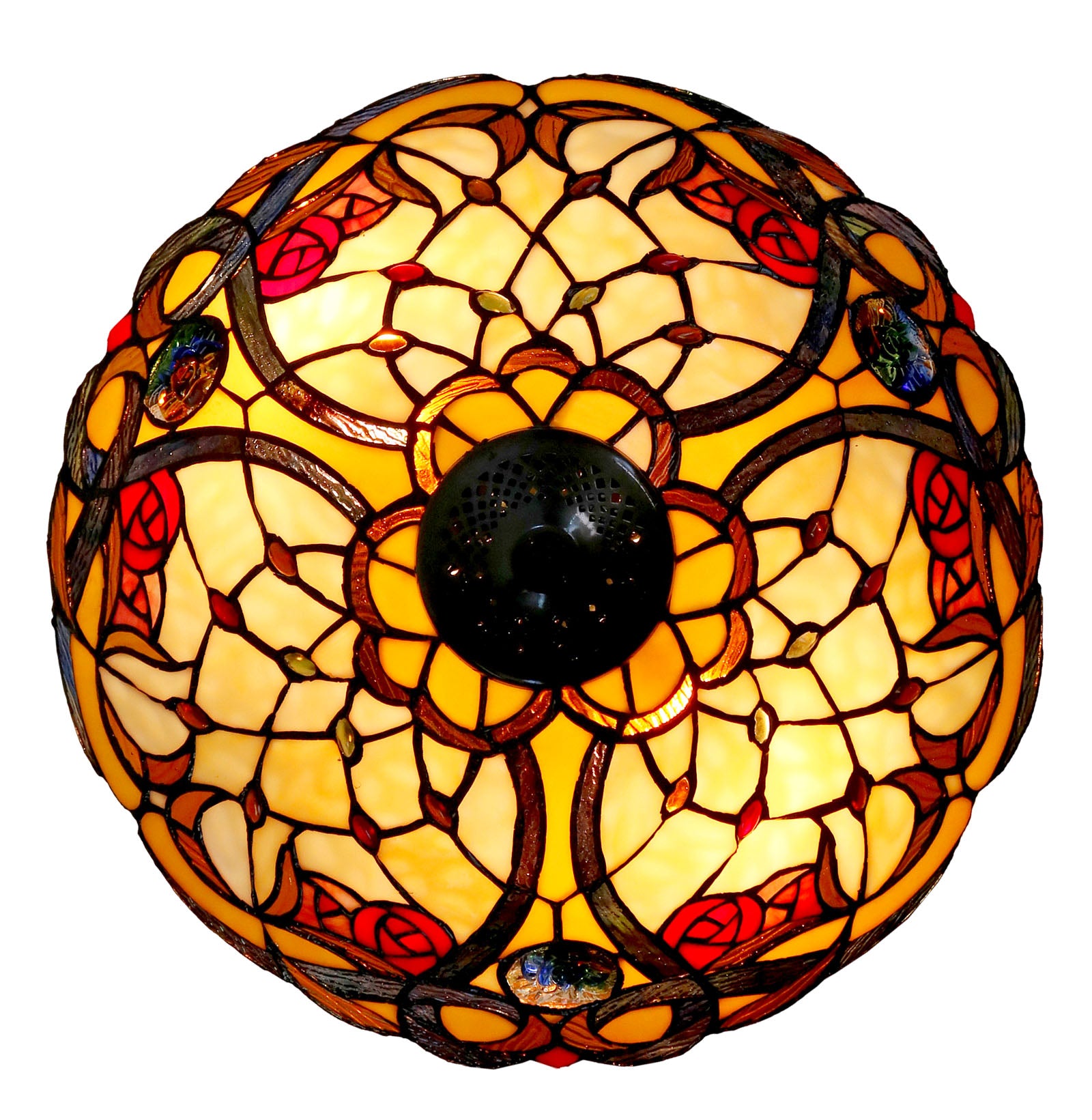 16" Flower Desert Rose Style Tiffany  Pendant Light