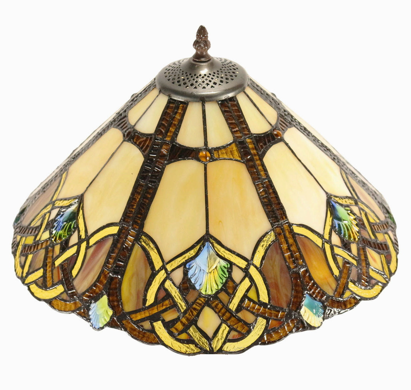 16" Tuscany Sunset Stained Glass Tiffany  Pendant Light