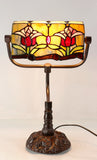 Colonial Tulip Style Tiffany Banker Lamp